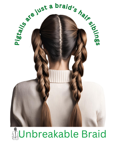 Pigtails Braids Sibling