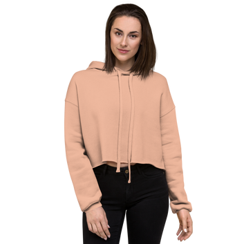 Women's Cropped Hoodie | Bella + Canvas |  Dropped shoulder cut